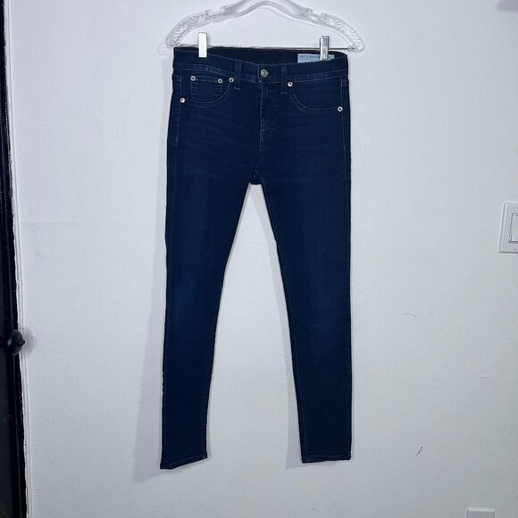 Rag & Bone Mid-Rise Skinny Ankle Capri Jeans Sz 29 - Picture 2 of 13